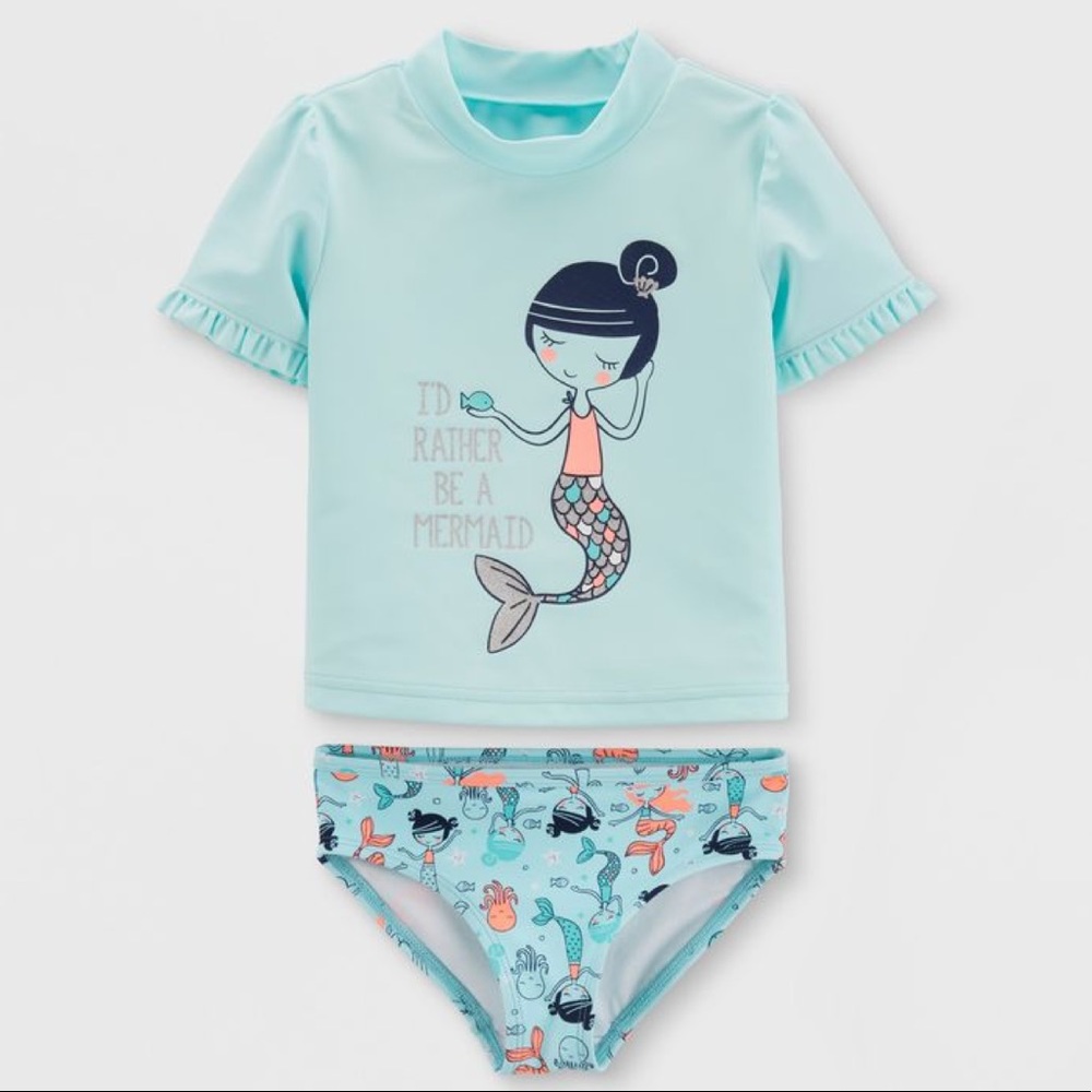 Carter’s 🧜‍♀️ Baby Girl Mermaid 2-pc. Swimsuit